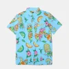Arsenic Youth Tropical Skulls Button-Up