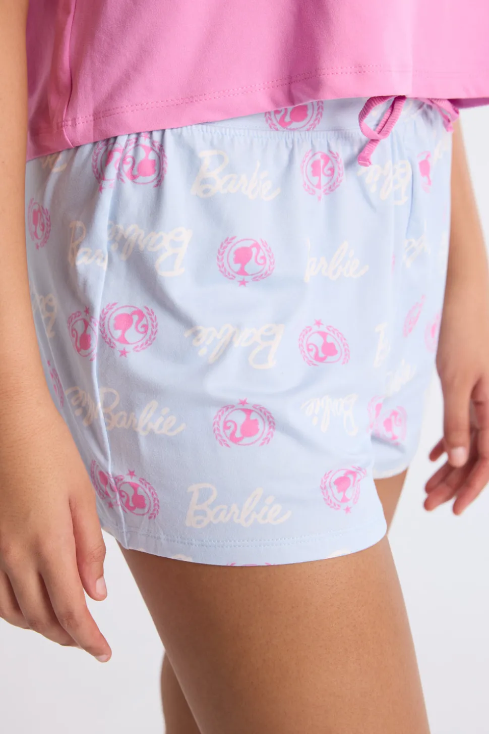 Barbie 2-Piece Pajama Tee & Shorts Set
