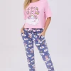 Care Bears 2-Piece Pajama Tee & Velour Jogger Set