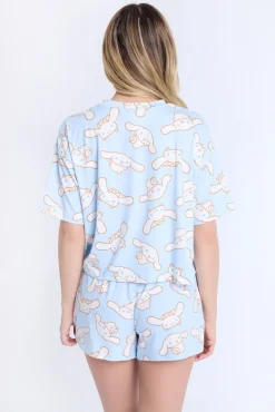 Cinnamoroll AOP 2-Piece Pajama Tee & Shorts Set