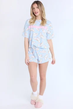 Cinnamoroll AOP 2-Piece Pajama Tee & Shorts Set