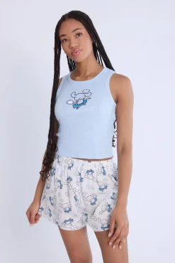 Cinnamoroll Boxer Pajama Dorm Set