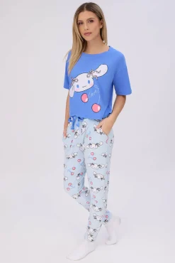 Cinnamoroll 2-Piece Pajama Tee & Velour Jogger Set