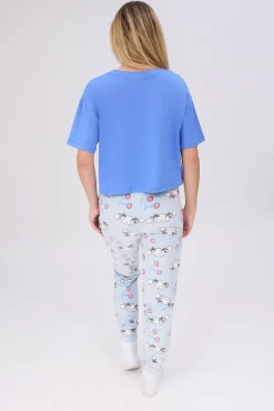 Cinnamoroll 2-Piece Pajama Tee & Velour Jogger Set