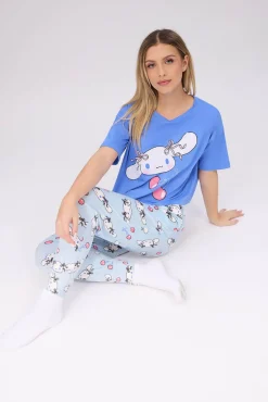 Cinnamoroll 2-Piece Pajama Tee & Velour Jogger Set