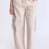 Cotton Wide Leg Cargo Pant