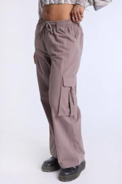 Cotton Wide Leg Cargo Pant