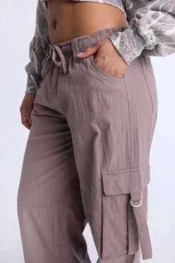 Cotton Wide Leg Cargo Pant