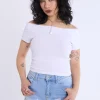 Distressed Rolled Cuff Shorts
