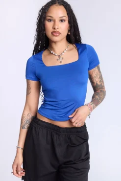 Double Layer Square Neck Top