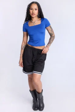 Double Layer Square Neck Top