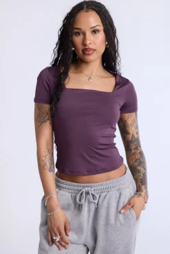 Double Layer Square Neck Top