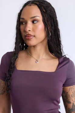 Double Layer Square Neck Top