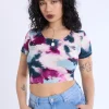 Double Ring Cropped Tee