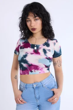 Double Ring Cropped Tee