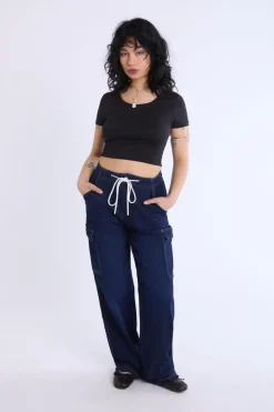 Double Ring Cropped Tee