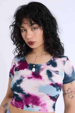 Double Ring Cropped Tee