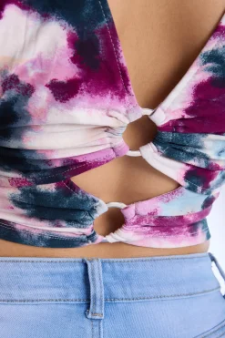 Double Ring Cropped Tee