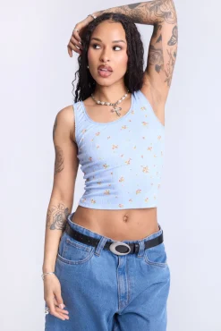Floral Print Tank Top
