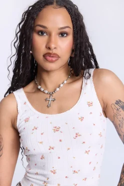 Floral Print Tank Top