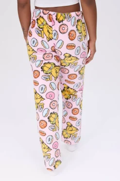 Garfield Printed Plush Pajama Bottoms