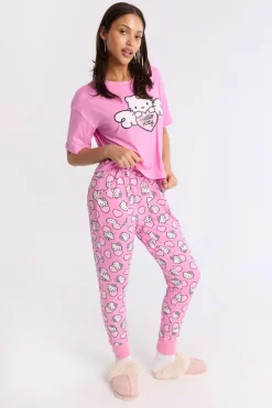 Hello Kitty 2-Piece Pajama Tee & Jogger Set