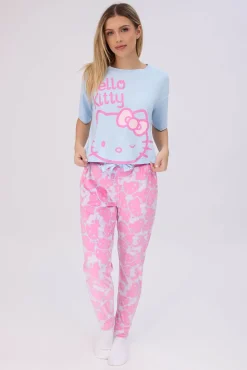 Hello Kitty 2-Piece Pajama Tee & Velour Jogger Set