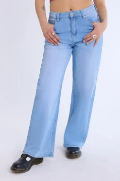 High-Rise Wide Leg Jeans