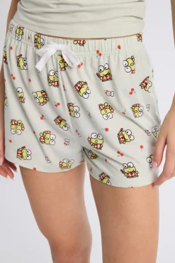 Keroppi 2-Piece Pajama Tank Top & Shorts Set
