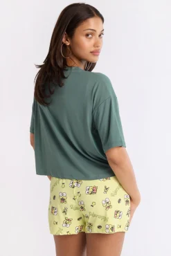 Keroppi 2-Piece Pajama Tee & Shorts Set
