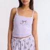 Kuromi 2-Piece Pajama Tank Top & Shorts Set