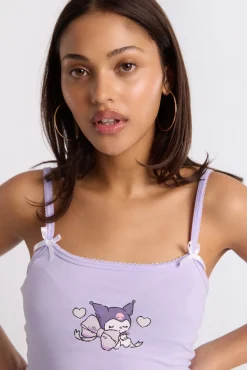Kuromi 2-Piece Pajama Tank Top & Shorts Set