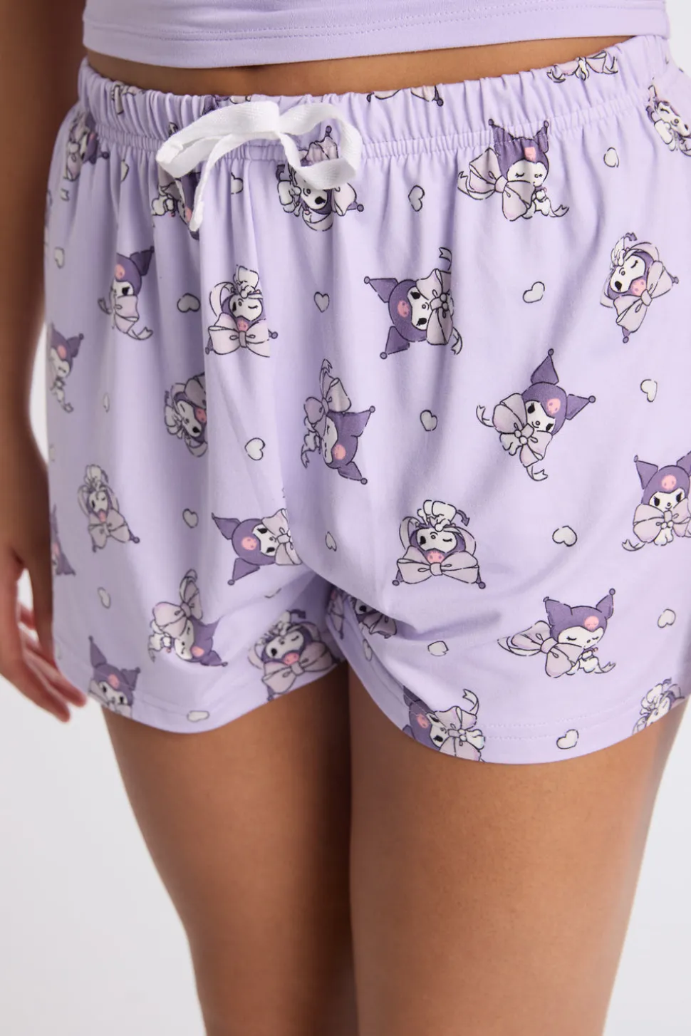 Kuromi 2-Piece Pajama Tank Top & Shorts Set