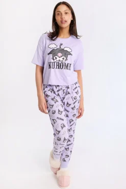 Kuromi 2-Piece Pajama Tee & Jogger Set