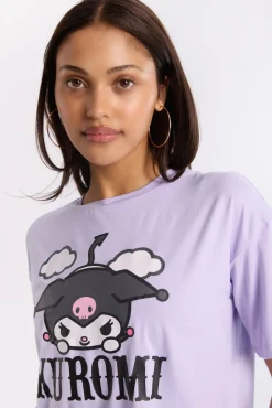 Kuromi 2-Piece Pajama Tee & Jogger Set