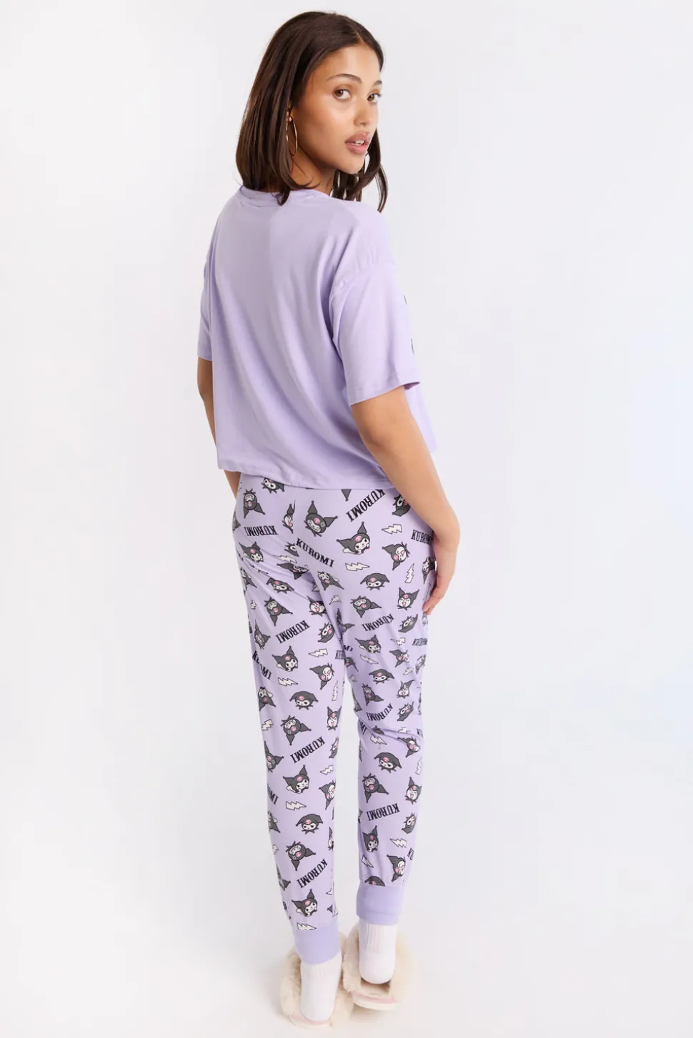 Kuromi 2-Piece Pajama Tee & Jogger Set