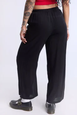 Lined Wide Leg Pant