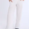 Lined Wide-Leg Pant