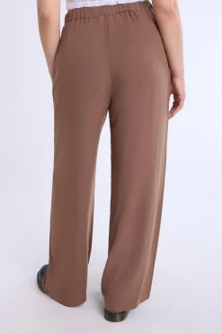 Lined Wide-Leg Pant