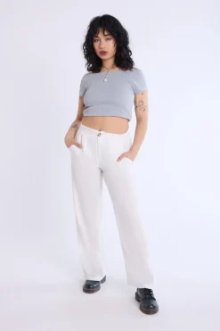 Lined Wide-Leg Pant