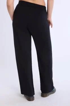 Lined Wide-Leg Pant