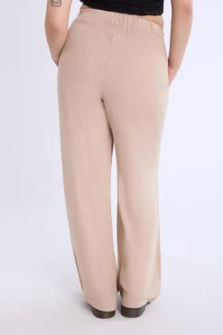 Lined Wide-Leg Pant