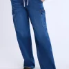 Loose Fit Cargo Jeans