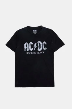Mens AC/DC Acid Wash T-Shirt