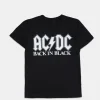 Mens AC/DC Back in Black Graphic T-Shirt