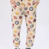 Mens Allover NBA Logo Print Sweatpant