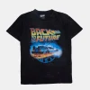 Mens Back To The Future Acid Wash T-Shirt