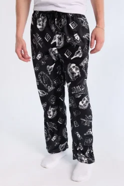 Mens Beetlejuice Pajama Bottoms