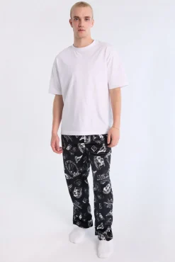 Mens Beetlejuice Pajama Bottoms