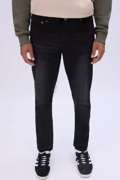 Mens Black Wash Skinny Jeans